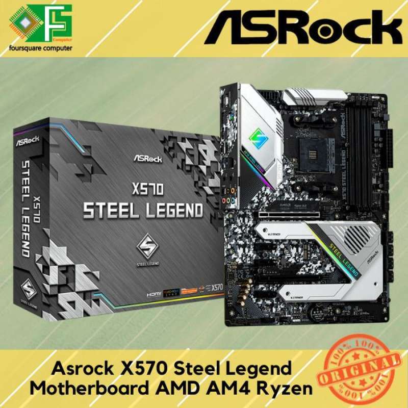 Motherboard Asrock X570 Steel Legend AMD Socket AM4 Ryzen Series ATX
