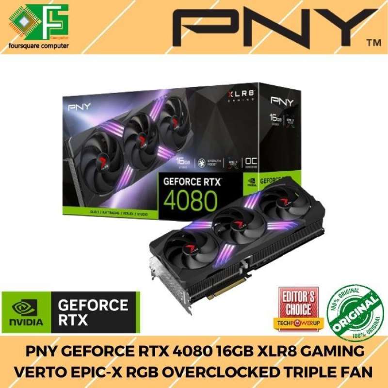 Pny Geforce Rtx 4080 Xlr8 16gb Jual VGA Pny Geforce Rtx 4080 16gb