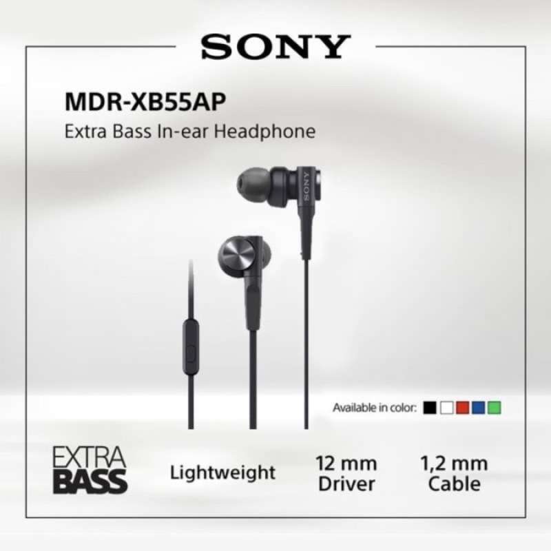 Jual Sony Earphone Mdr Xb55 Ap Original Murah Diskon Februari