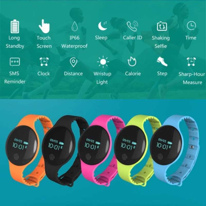 Promo Bracelet Tlw08 Flagfit Smart Band Tracker Bt 4 Sport Health