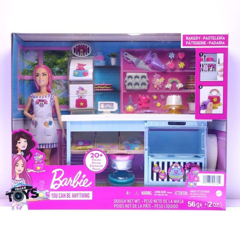 Promo Barbie Bakery Playset With Pink haired Petite Doll Baking Station Diskon 24 Di Seller Nawangshop Harapan Jaya Kota Bekasi Blibli