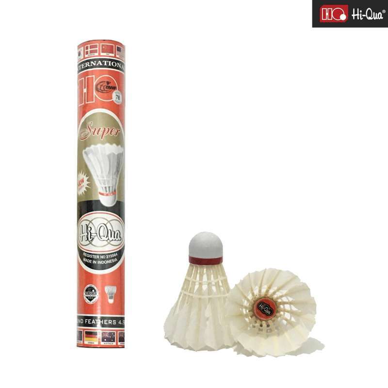 Hi Qua Shuttlecock Badminton Bulutangkis Gold Silver BWF Approved