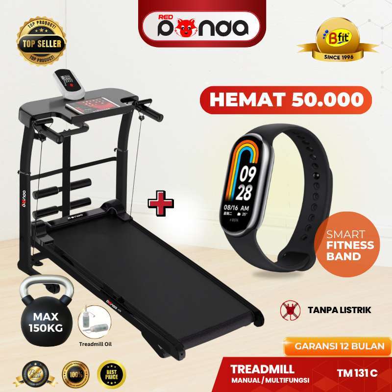 Jual Manual Treadmill Redpanda 131 Super Murah Kokoh Kuat Multifunction Varian 131 Sb Di Seller Bfit Official Store Big Product Surabaya Kota Surabaya Blibli