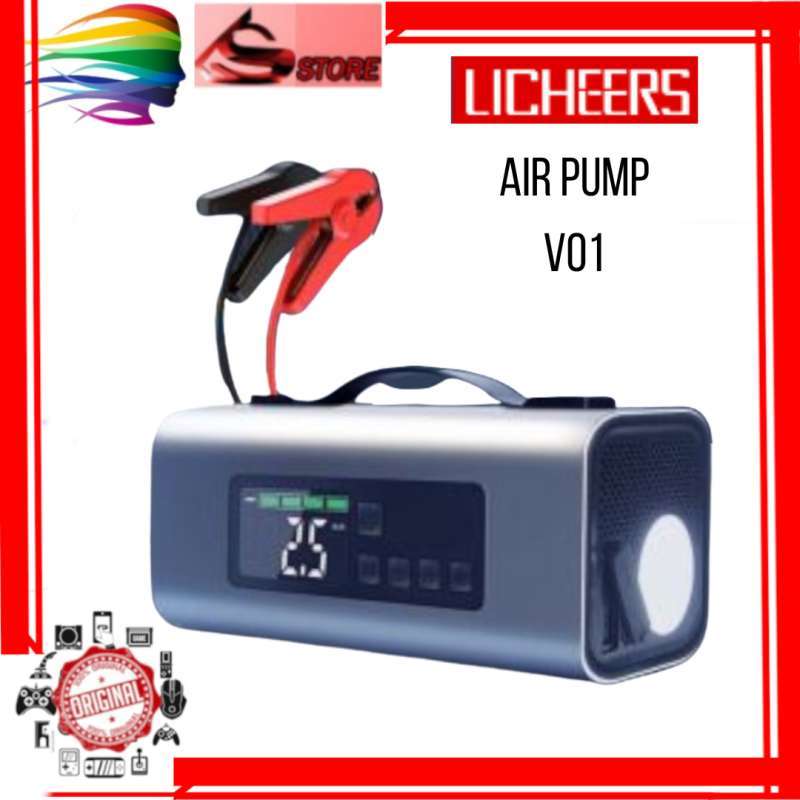 Licheers VanAuto V01 Air Pump Inflator Electric Power Jumper Pompa Ban  Mobil Motor Garansi Bulan