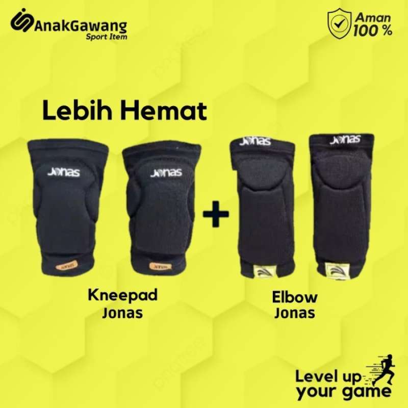 Jual banyakdicari kneepad futsal jonas v2 knee pad elbow pad deker