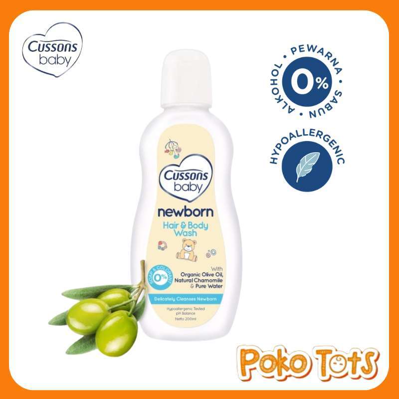 Jual Cussons Baby Hair Body Wash Newborn 100ml Sabun Mandi Bayi Di