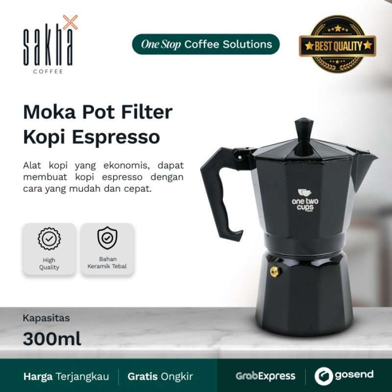 Promo Mokapot Espresso Maker 300ml 6 Cup Coffee Alat Seduh Kopi Bubuk Simple Lorena Hitam Diskon 50 Di Seller Lorena Rawa Buaya Kota Jakarta Barat Blibli
