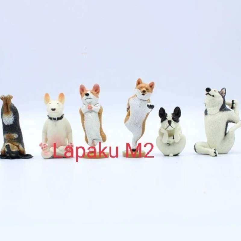 Promo 100 Produk Ori Figure Animal Life Dancing Dog Figure Yoga