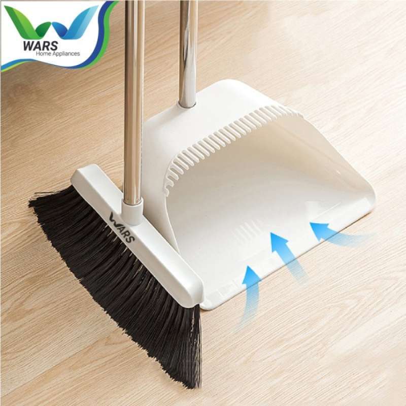 Jual Wars Alat Pembersih Lantai Sapu Pengki Broom Set Dustpan S8813 - Putih Di Seller Ratata Store - Cengkareng Barat, Kota Jakarta Barat | Blibli