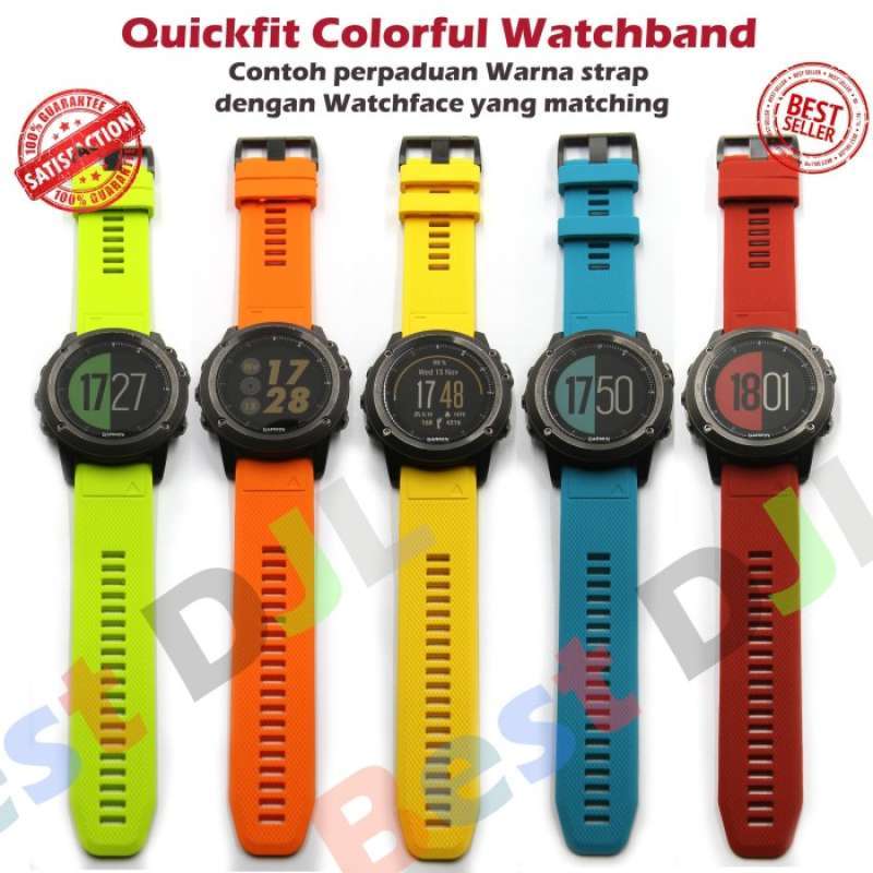 Jual Garmin Quickfit 22 Watch Band Strap For Fenix 5, Forerunner