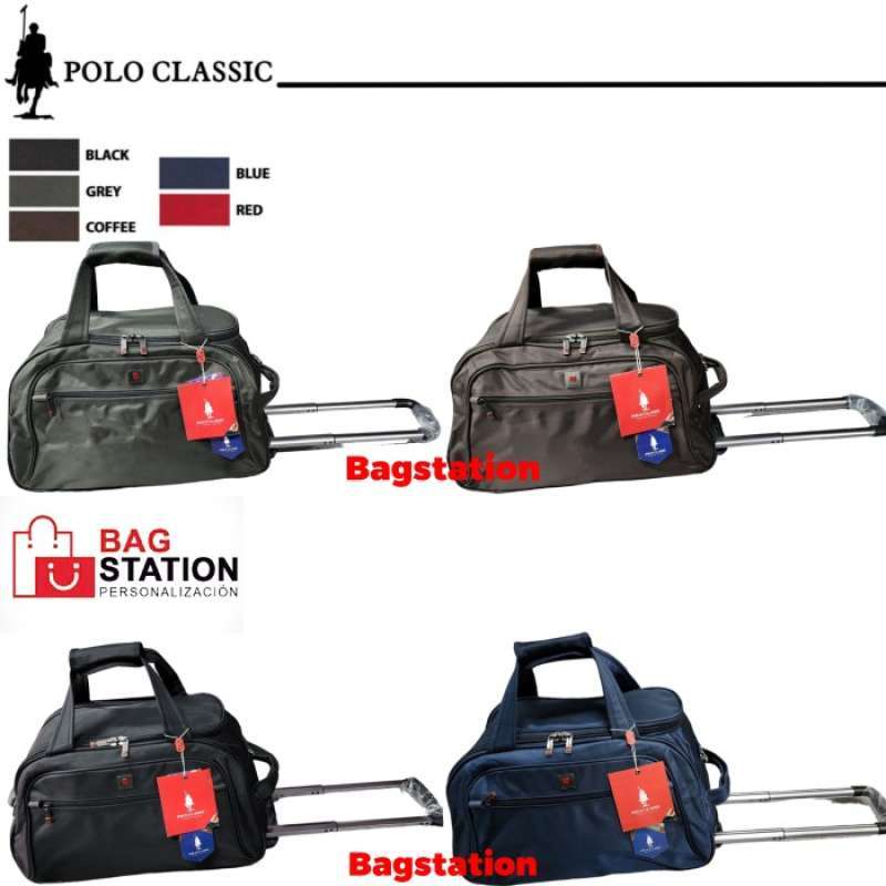 Promo TAS KOPER CABIN TRAVEL BAG POLO CLASSIC TROLY RODA ORIGINAL