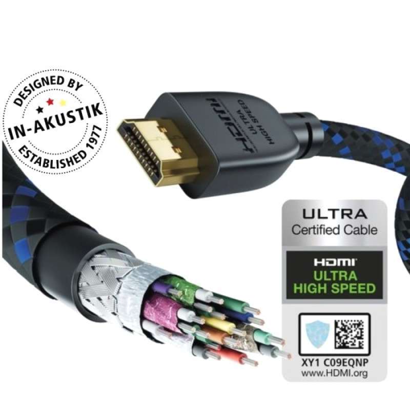 Promo kabel hdmi premium inakustik 2.1 8K 10K HDR10 PS4Pro PS5