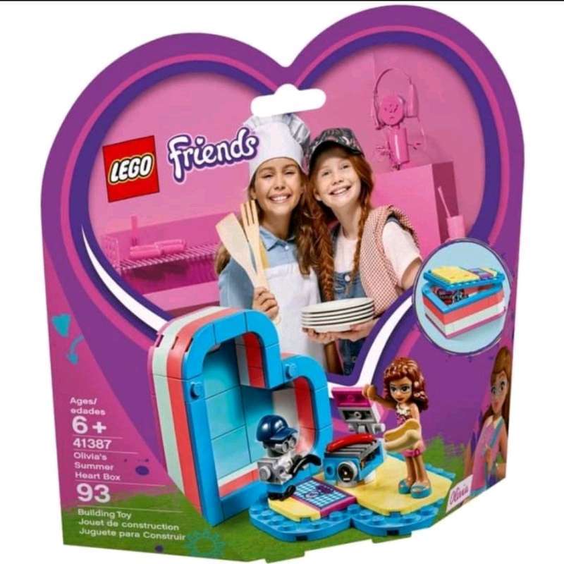 Jual LEGO Friends 41387 Olivia Summer Heart Box Toys Mainan Anak