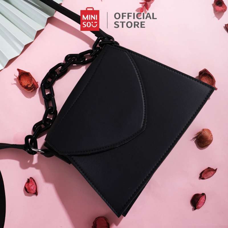 Harga tas miniso best sale sling bag