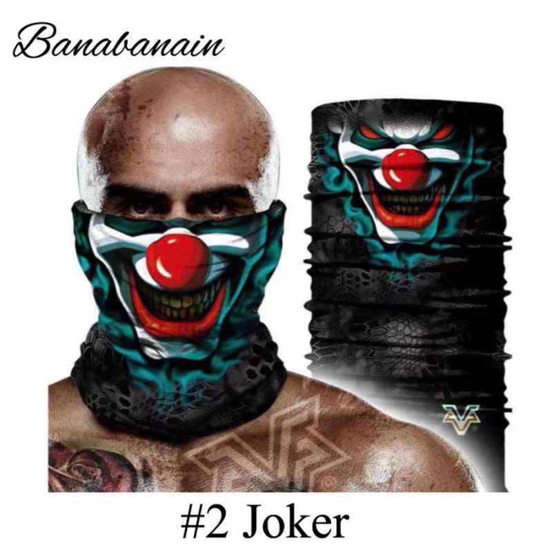 Jual Masker Mulut Karakter Batman Joker Karakter Bikers Mmkv