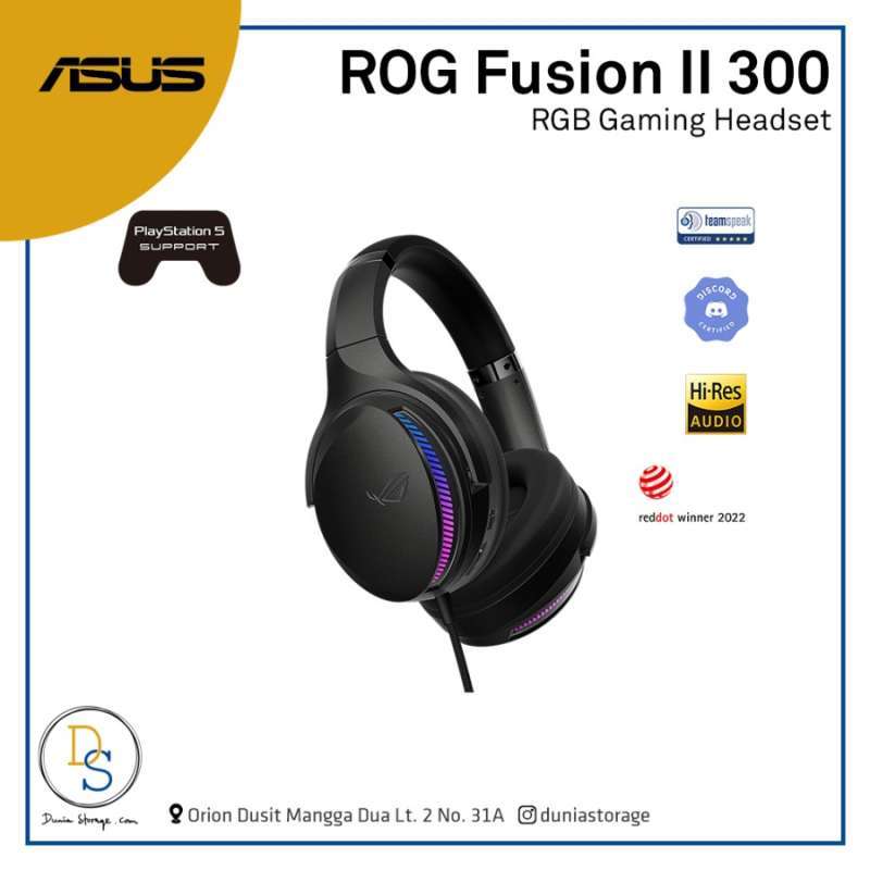 Rog Fusion Ii 500 Asus Rog 300 Headset Gaming Headset Hifi Quad