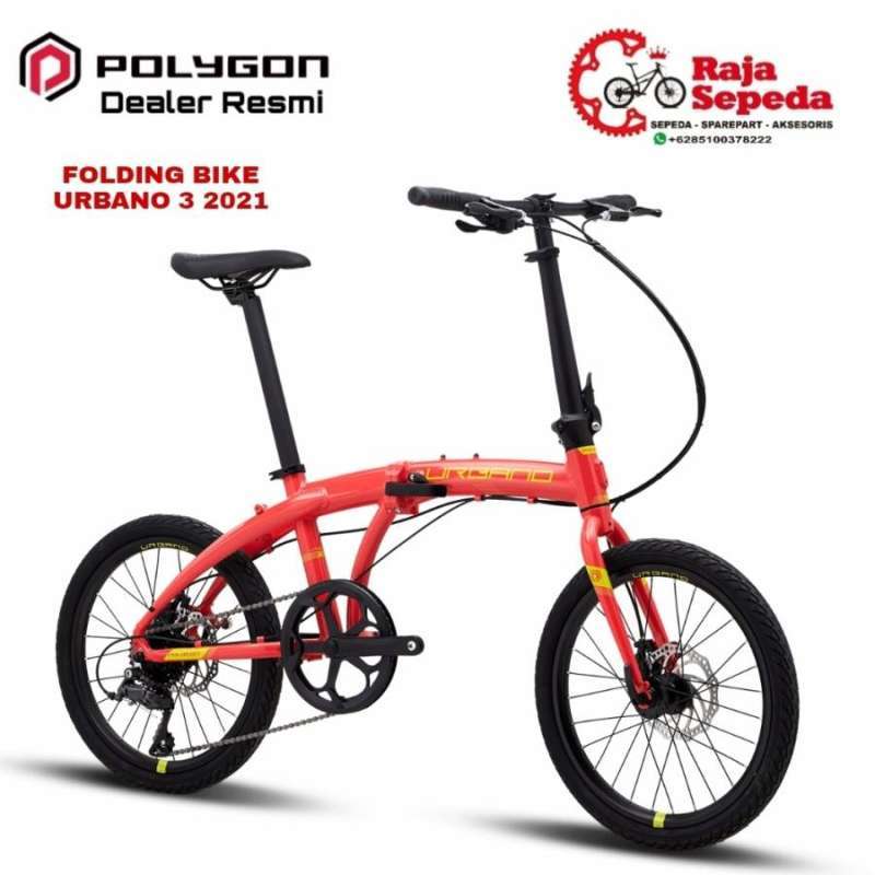 Jual Sepeda Lipat Folding Bike Polygon Urbano 2021 Di Seller
