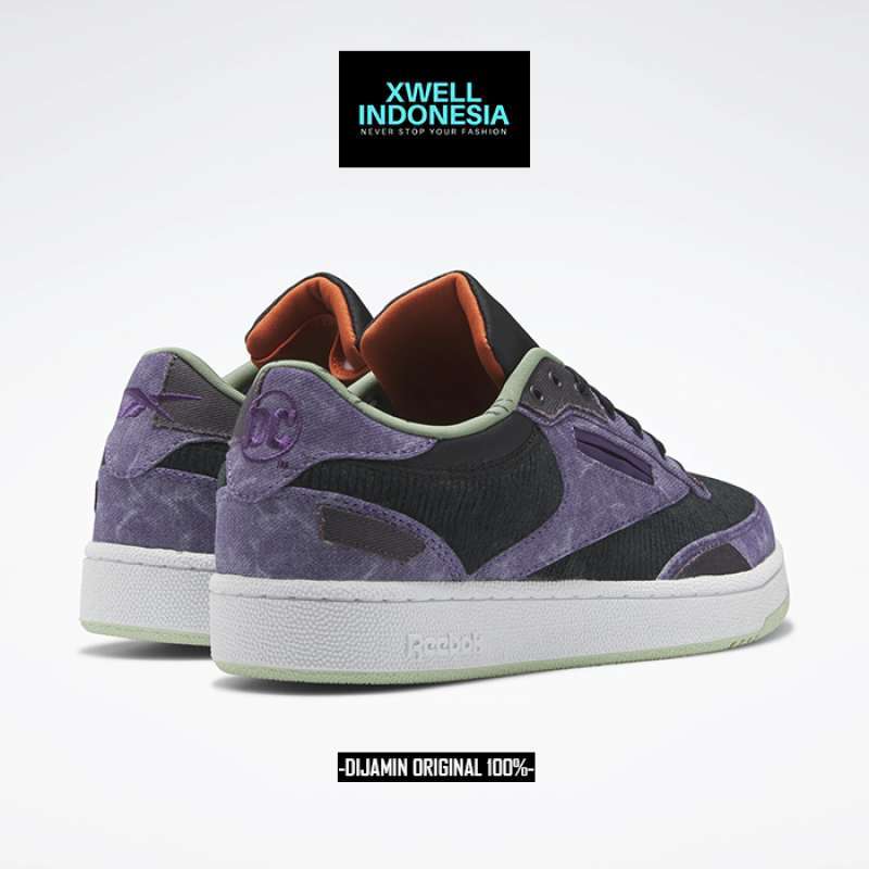 Jual SEPATU REEBOK CLUB C85 COLABS DC JOKER ORIGINAL HQ4573 41