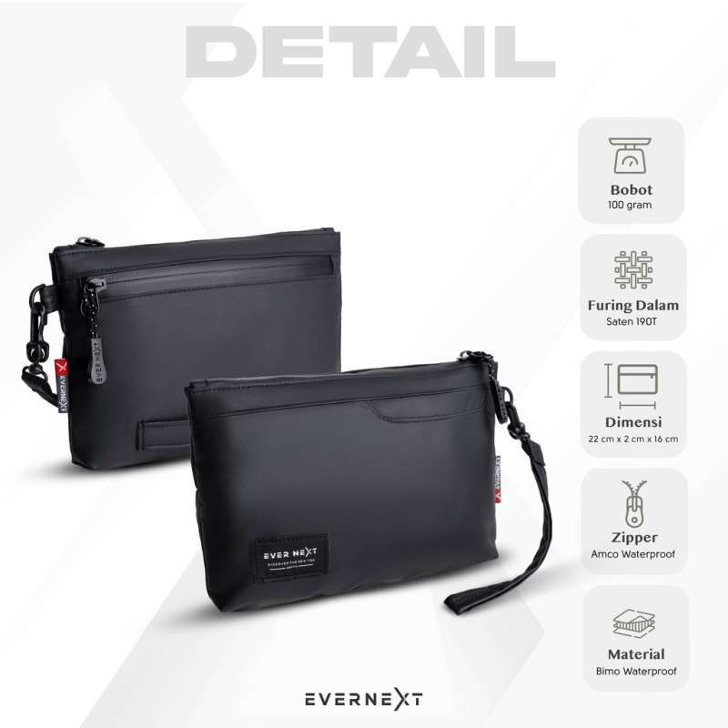 Clutch Bag Pria Wanita Waterproof Tas Tangan Pria Wanita Anti Air Hand Bag River Pria Pouch Bag Pria Wanita