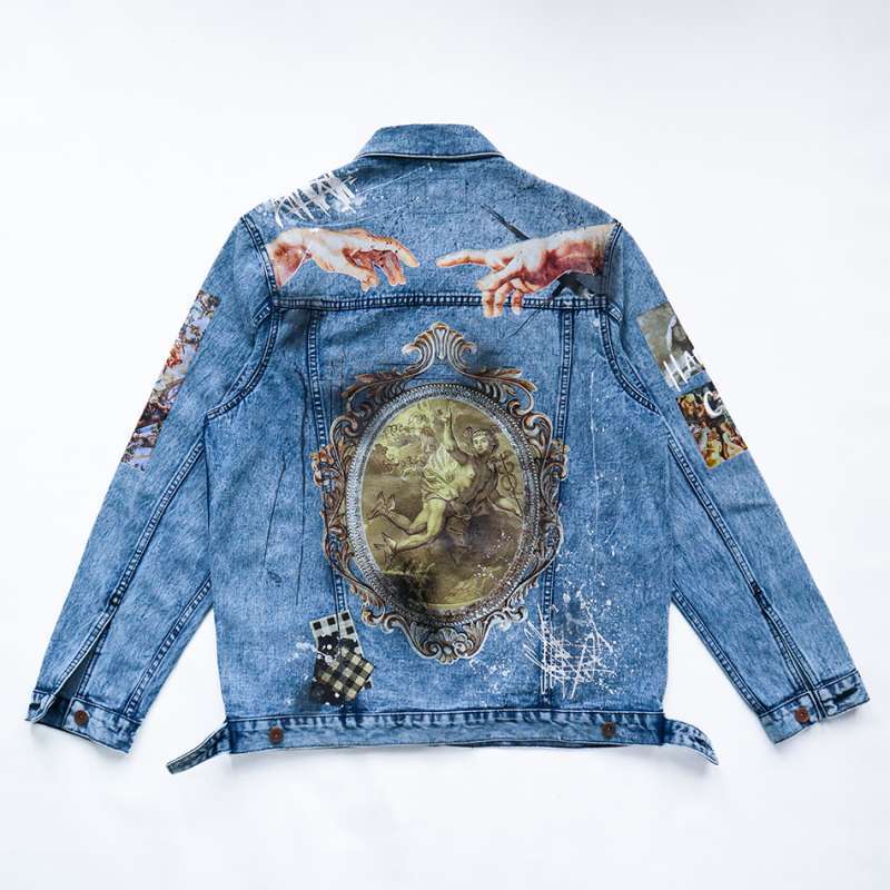 Jaket jeans hot sale motor