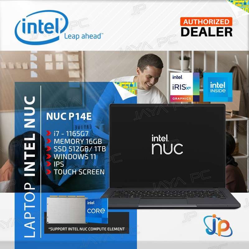 Intel NUC P14E Laptop Element i7-1165G7/ SSD/ RAM 16GB/ 14