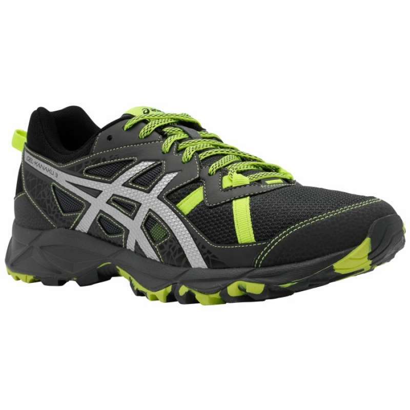 Chaussure trail asics gel kanaku 3 homme gris jaune deals