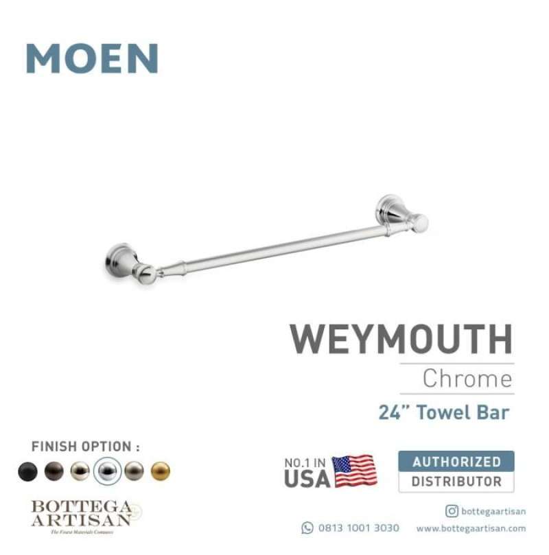 Moen weymouth towel bar online