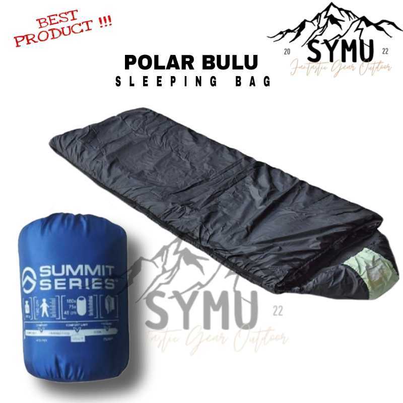 Promo Sleeping Bag Polar Bulu Kantong Tidur Selimut Tikar Camping