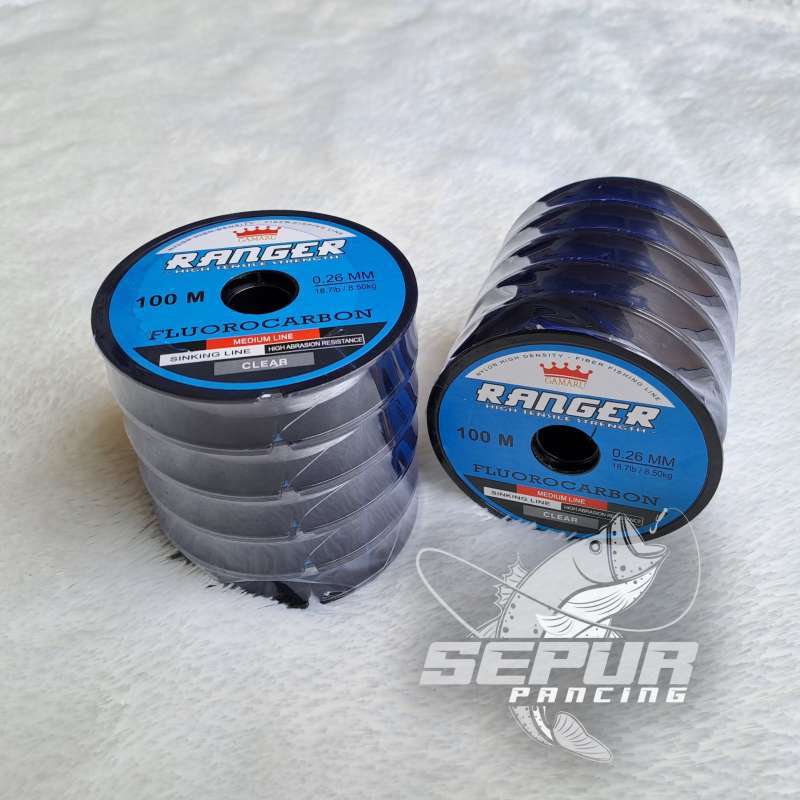 SENAR Pancing Gamaru Ranger Fluorocarbon Sinking 100m Connecting