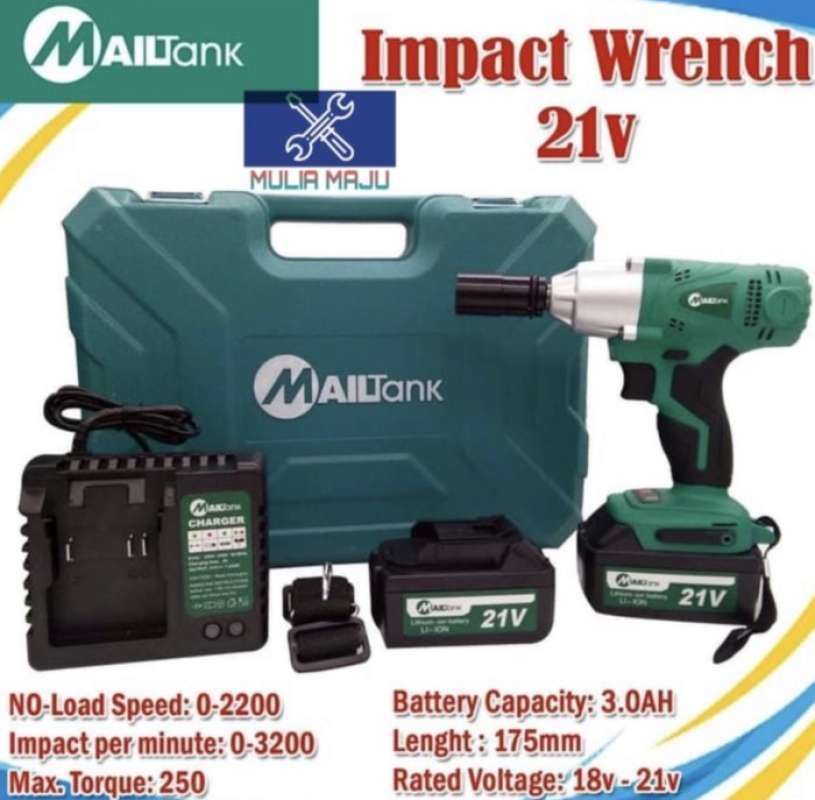 Promo Mesin Impact Wrench Pembuka Baut Mur Mailtank Cordless Impact 21v Diskon 9 Di Seller Arinsa Store Mekarsari Kab. Tangerang Blibli