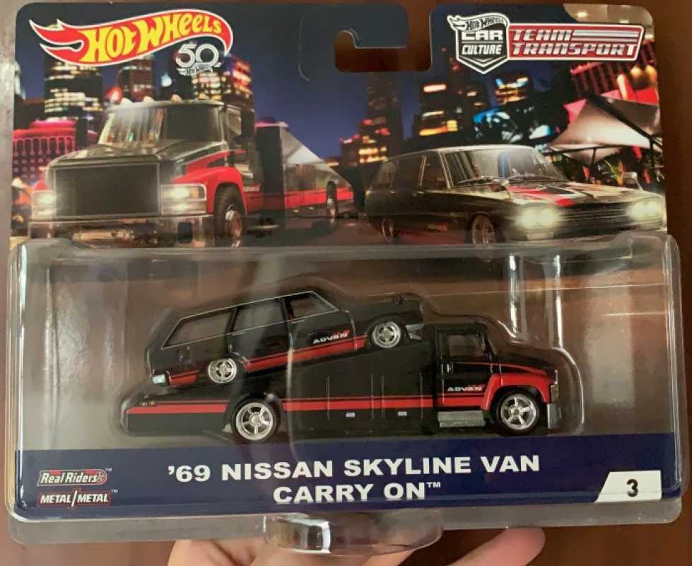 Hot wheels 69 nissan skyline van carry on store