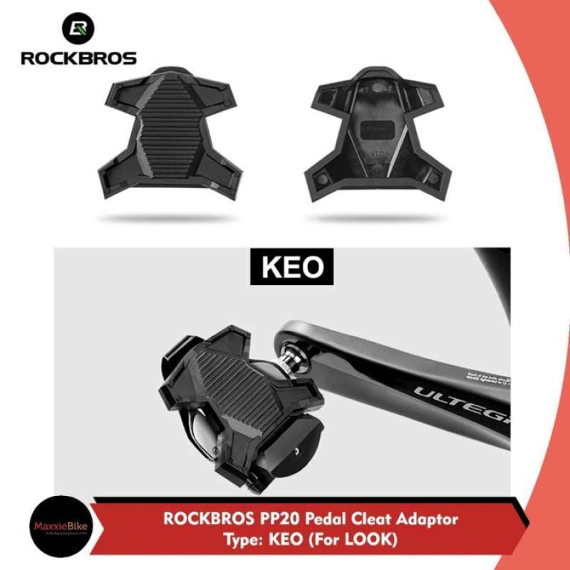 Jual rockbros pp20 keo adaptor pedal cleat cover bike clipper