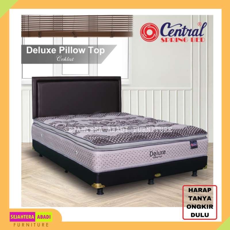Harga spring top bed pillow top