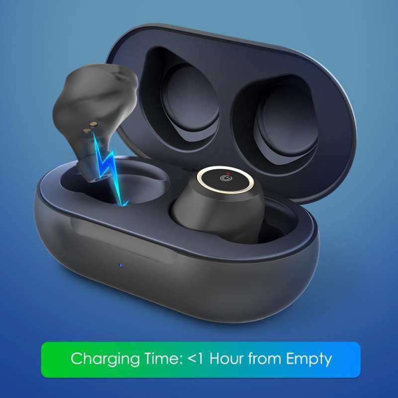 Earphone Bluetooth SonicGear TWS Wireless Headset Bluetooth Earbuds with  Portable Charging Case