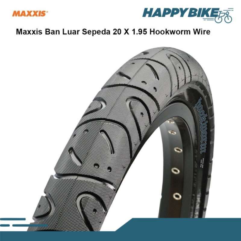 Promo maxxis ban luar sepeda lipat hookworm 20 x 1.95 nylon
