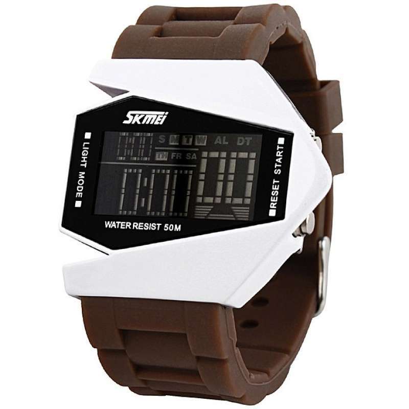Jual Jam Tangan Pria Anak SKMEI 0817 Jam Tangan Pesawat LED