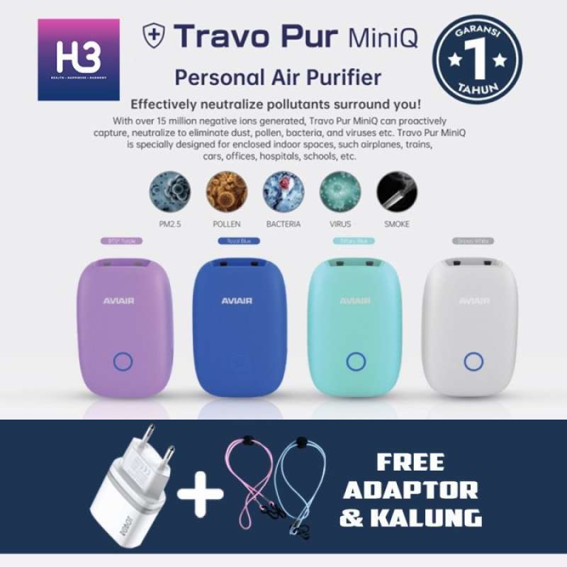 Promo Aviair Travo Pur Mini Q Avp 858 Eq Personal Air Purifier