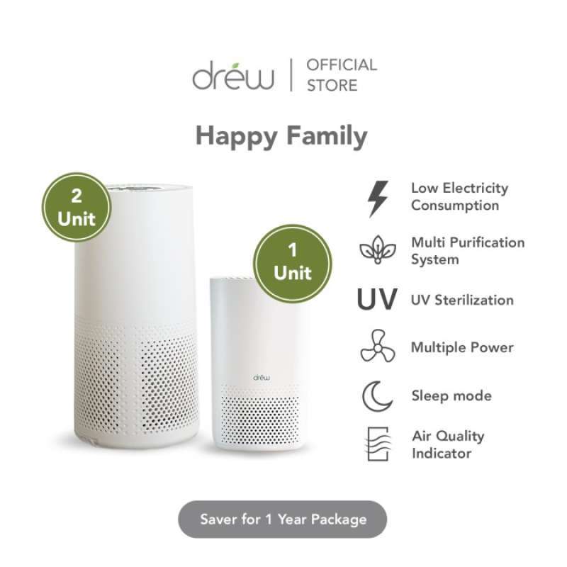 Drew pure 1 discount air purifier