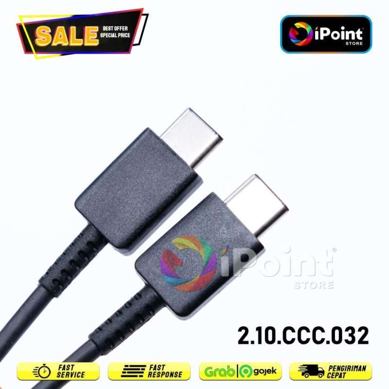 Kabel Cable Data Samsung Type C to C 3A Original Meter