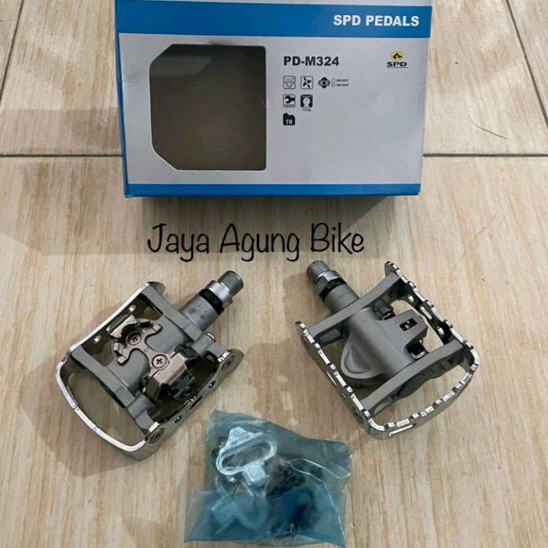 Jual Pedal Shimano Pd M324 Cleat Dan Non Cleat Di Seller Jaya Agung Bike Banjaran Kota Kediri Blibli