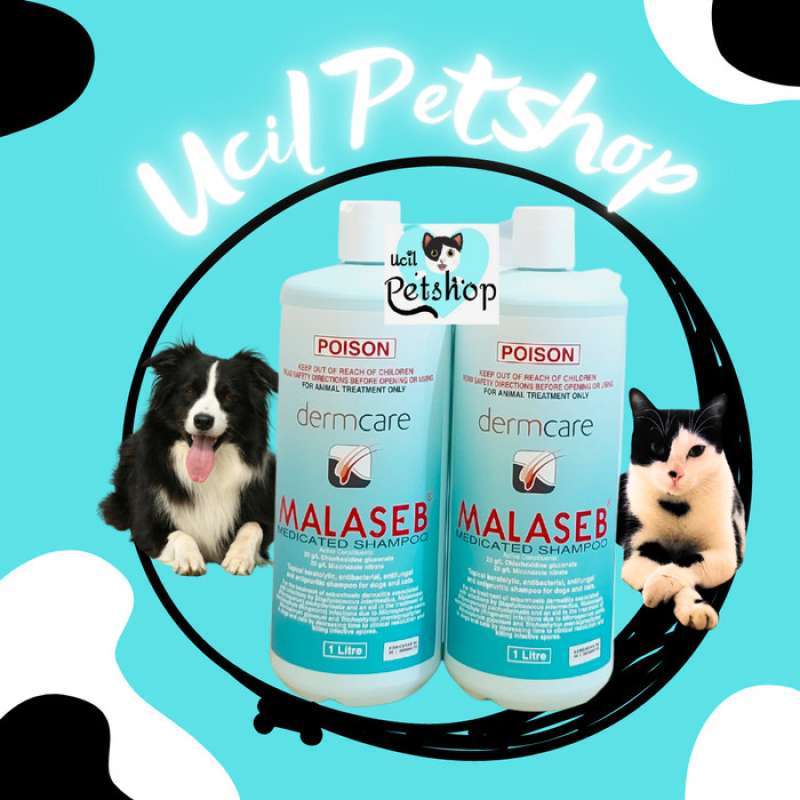 Malaseb Shampoo Sebazole Anti Jamur Kucing Anjing Freshpack 1Liter