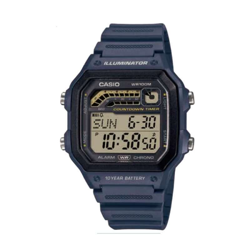Jam tangan casio illuminator wr100m sales