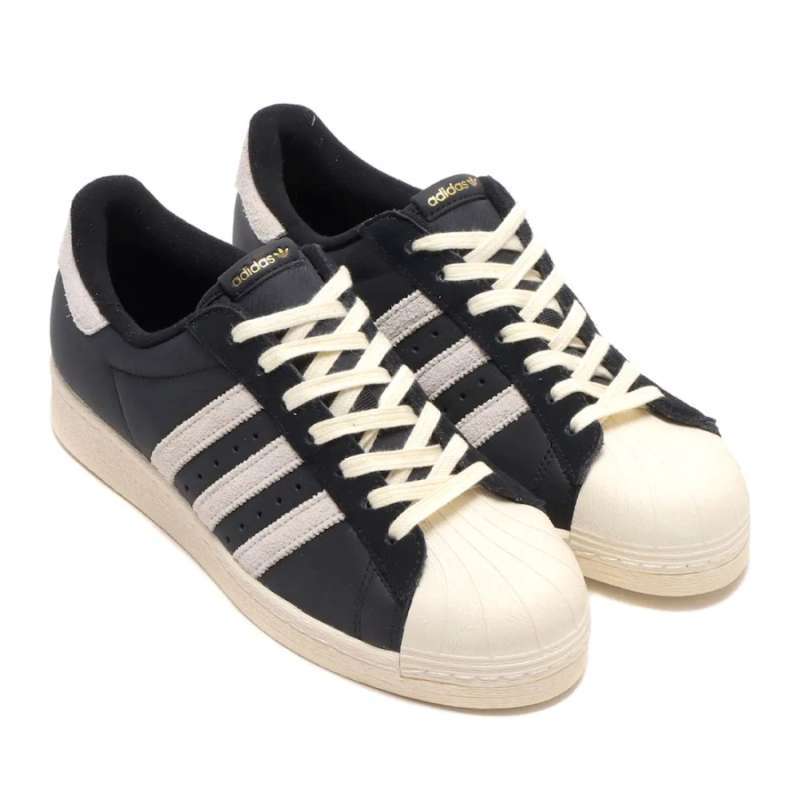 Sepatu adidas superstar black white discount