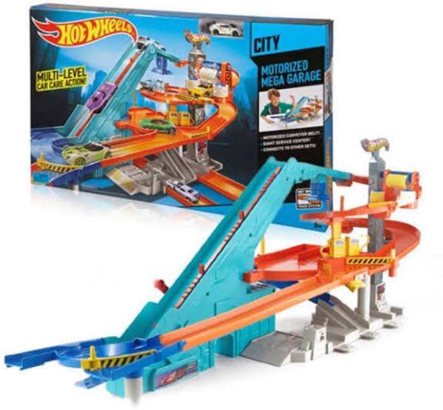 Hot wheels motorized mega garage sales