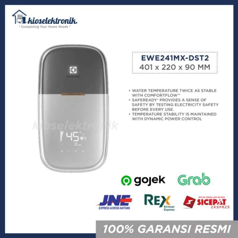 Promo Electrolux EWE241MX-DST2 Water Heater Instant - EWE 241 MX Pemanas  Air Diskon 29% di Seller Jaya Abadi Elektrik - Pinangsia, Kota Jakarta  Barat | Blibli