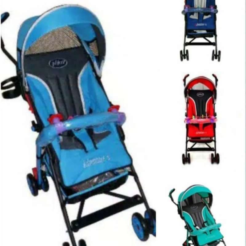 Promo Kereta Dorong Stroller Pliko Adventure 2 Diskon 27 di