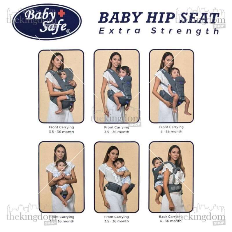 Baby Safe Bc08 Baby Carrier Hip Seat Extra Strength Gendongan Bayi