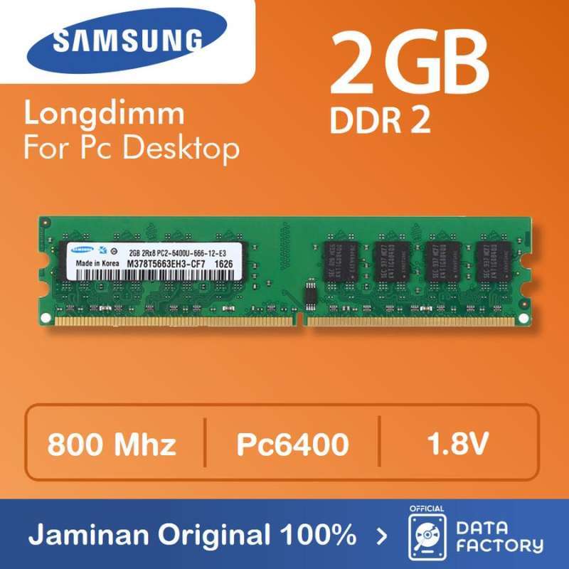 Pc2 6400 Ddr2 2gb 800mhz Ram Jual RAM Samsung Ddr2 2gb