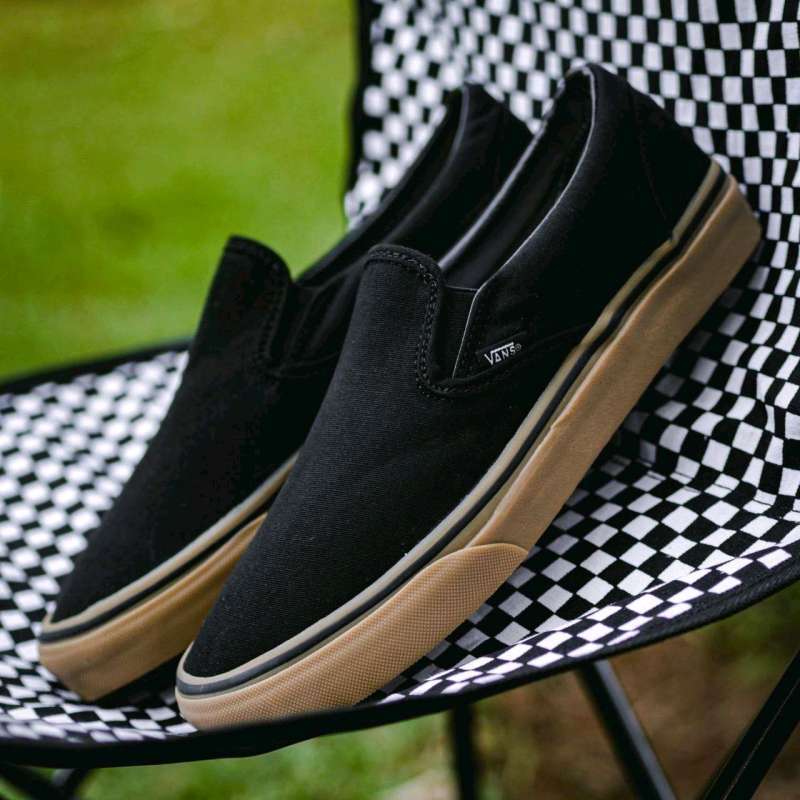 Jual vans outlet black gum