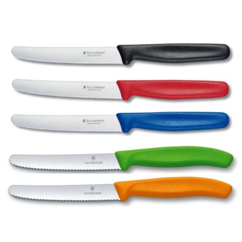 Promo Pisau Dapur Victorinox Bergerigi 11 Cm Swiss Made 5.0831